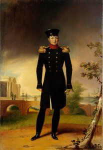 Porträt des russischen Zaren Alexander I. im Offizierskostüm von George Dawe