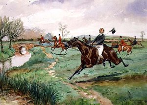 Volle Jagd von George Derville Rowlandson