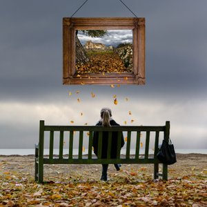 Gerahmte Herbstbetrachtung von George Digalakis