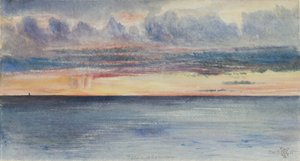 San Remo: Sonnenaufgang, 7:30 Uhr, 7. Dezember 1877 von George Douglas Tinling