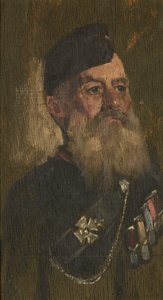 Porträt von J. Fisher, Rifle Bgde, ca. 1920 von George Edmund Butler