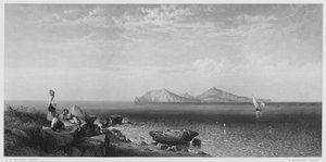Capri, nach dem Bild in der Königlichen Sammlung (Gravur)