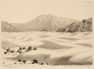 Dünen bei Palm Springs, Kalifornien (Nr. 2) von George Elbert Burr