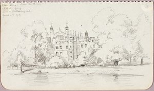 Eton College vom Fluss aus