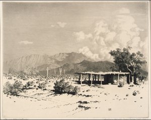 Indianische Häuser, Salt River Mountains, Arizona