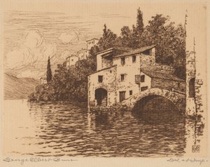 Am Comer See von George Elbert Burr