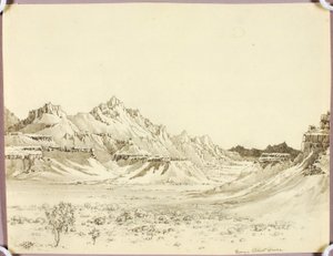 Ohne Titel (Transferzeichnung für Arizona Night) von George Elbert Burr