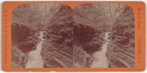 Watkins Glen Landschaft, Schatten-Schlucht von George F. Gates