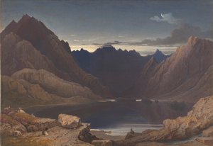 Loch Coruisk, Isle of Skye, Morgendämmerung von George Fennell Robson