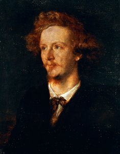 Porträt von Algernon Charles Swinburne von George Frederic Watts