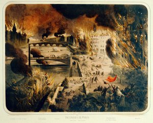 Die Kommune: Paris brennt von George Frederic Watts
