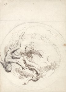 Studie für eine runde Deckendekoration von George Frederick Watts