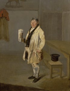 Porträt eines Kutschers aus Bramham Park, Yorkshire, identifiziert als William Fox, um 1822