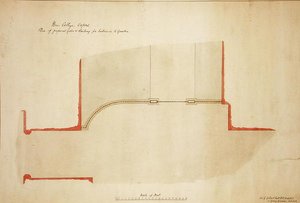New College Oxford: Vorgeschlagene Tore und Geländer für den Eingang zum Garten