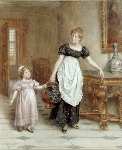 Viele Hände machen leichte Arbeit von George Goodwin Kilburne
