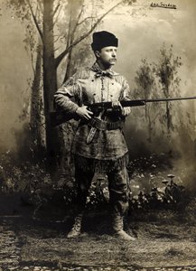 Theodore Roosevelt in Wildleder, Dakota-Territorium ca. 1885 (s/w Foto) von George Grantham   Bain News Service Bain