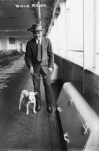 Willie Ritchie segelt nach London, um Freddie Welsh zu begegnen