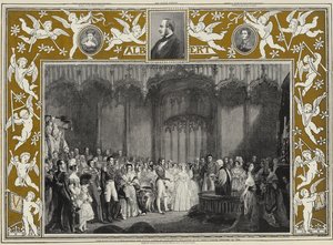 Die Hochzeit von Königin Victoria und Prinz Albert von Sachsen-Coburg und Gotha im St. James