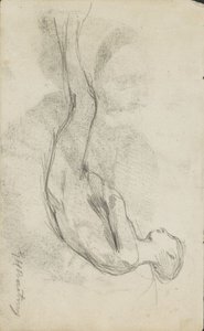 Liegender Akt von George Hendrik Breitner (signed by artist)