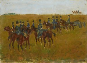 Artillerie auf Manöver von George Hendrik Breitner