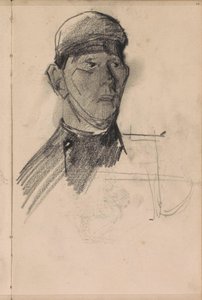 Büste eines Mannes mit Kopfbedeckung von George Hendrik Breitner