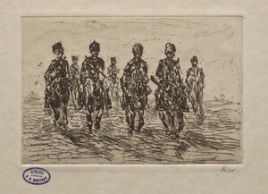 Kavallerieszene von George Hendrik Breitner