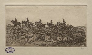 Kavallerieszene von George Hendrik Breitner