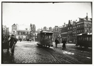 Ansicht des Leidseplein in Amsterdam
