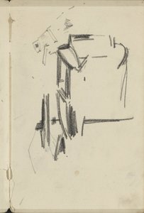 Studie, möglicherweise vom Inneren eines Wagens von George Hendrik Breitner