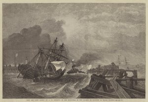 Schiff und Besatzung gerettet, in der Ausstellung der Gesellschaft der Aquarellmaler von George Henry Andrews