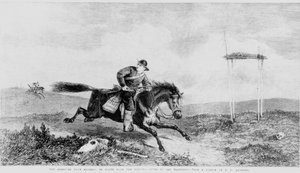 Der amerikanische Pony Express, auf dem Weg vom Missouri River nach San Francisco von George Henry Andrews