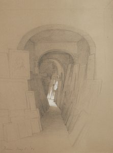 Unbetitelt - Künstleratelier, Rom, 1886 von George Henry Hall