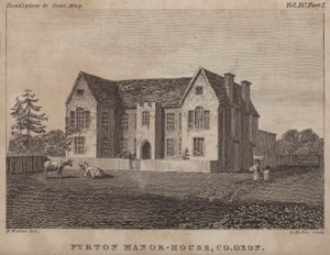 Pyrton Manor House, Oxfordshire (Stich) von George Hollis