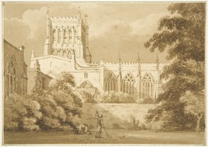 Südansicht der Kathedrale von Bristol von George Holmes