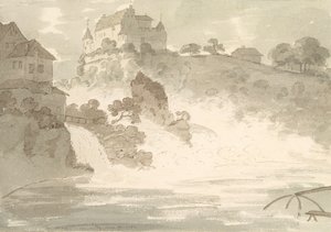 Wasserfälle bei Schaffhausen, 1782 von George Howland Beaumont