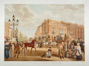 Das Gasthaus Elephant and Castle, Newington Butts, Southwark, London, 1826 von George Hunt