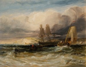 Auf der Themse - Tilbury Fort von George Hyde Chambers