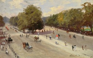 Rotten Row, Hyde Park Corner von George Hyde Pownall