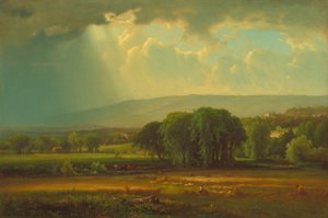 Ernteszene im Delaware-Tal von George Inness
