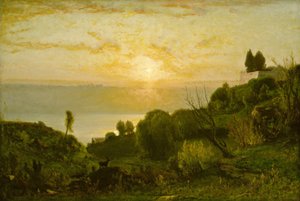 See Albano, Sonnenuntergang, ca. 1874
