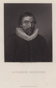 Alexander Henderson, schottischer Theologe von George J. Stodart