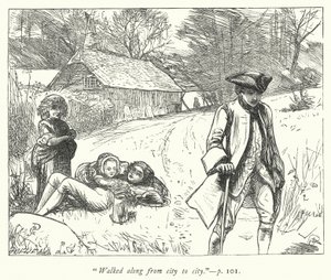 Illustration für Der Pfarrer von Wakefield von George John Pinwell