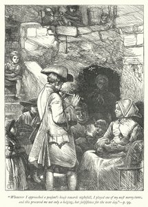 Illustration für Der Pfarrer von Wakefield (Gravur) von George John Pinwell