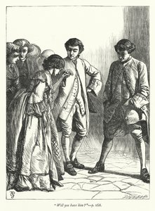Illustration für Der Pfarrer von Wakefield (Gravur) von George John Pinwell