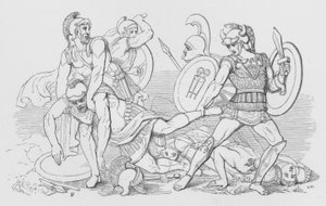 Schlacht am See Regillus von George Junior Scharf