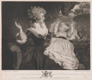 Ihre Gnaden die Herzogin von Devonshire und die Rt Honble Lady Georgiana Cavendish