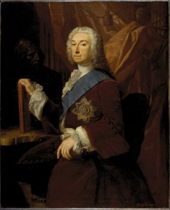 Porträt von Richard Boyle, 3. Earl of Burlington von George Knapton