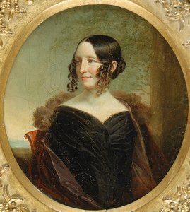 Porträt einer New Yorker Dame von George Linen