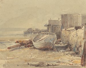 Gestrandetes Schiff, ca. 1880