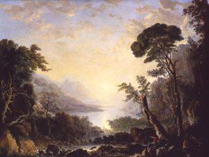 Komposition, Italienische Landschaft von George Loring Brown